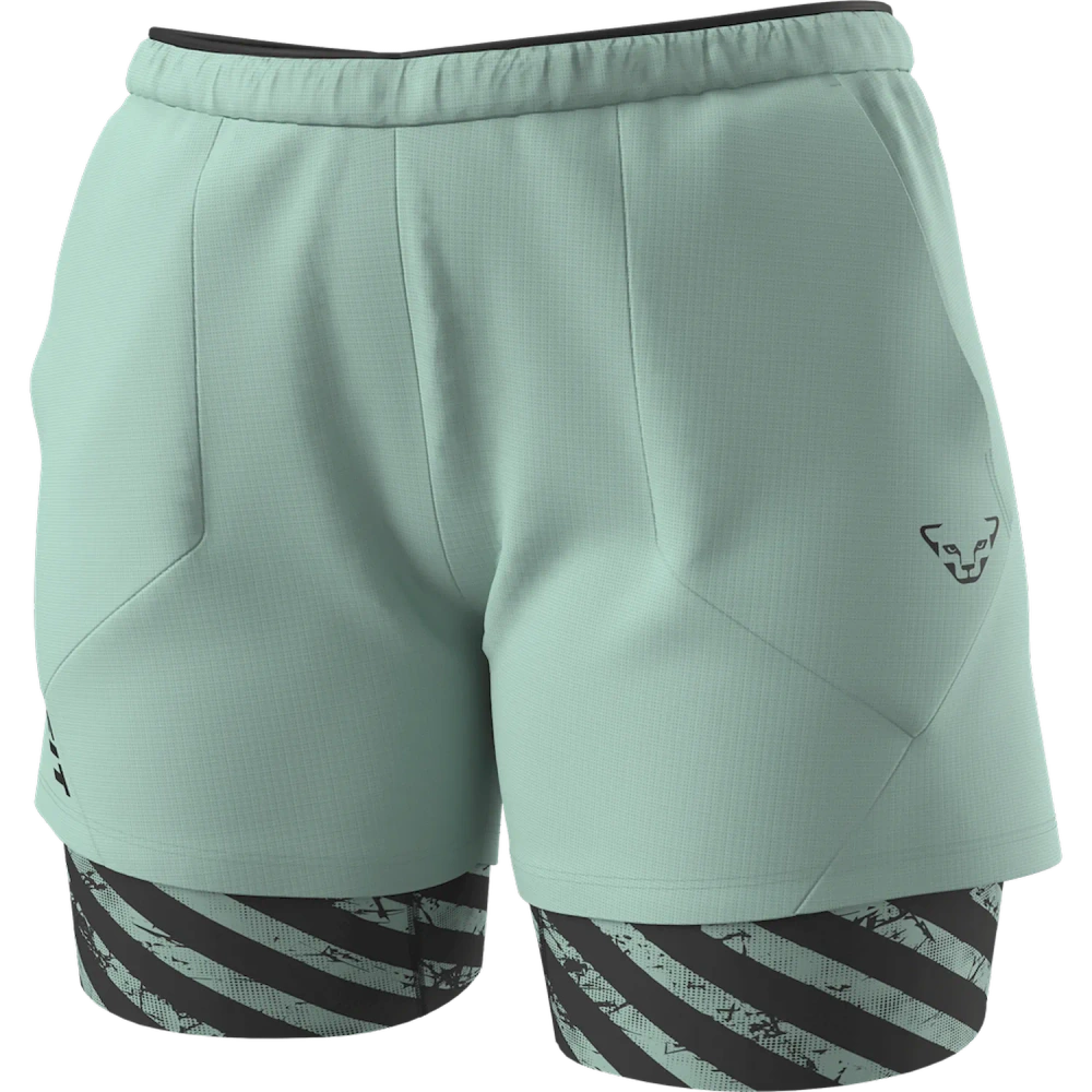 Damskie Spodenki do Biegania Dynafit Trail 2in1 Short W - jadelite/0910