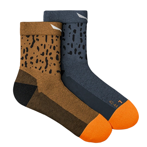 Skarpety trekkingowe Salewa Mtn Trn Sal Am M Qrt Sock - java blue/7020