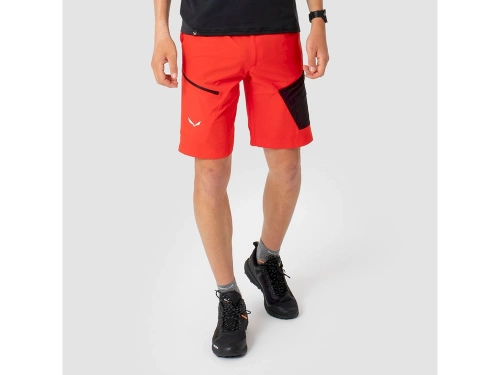 Męskie Lekkie Spodenki Górskie Salewa Pedroc 3 Dst M Cargo Shorts - flame/0910